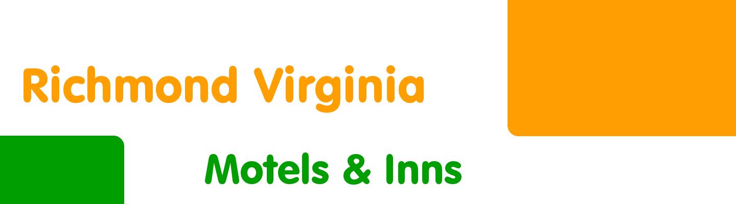Best motels & inns in Richmond Virginia - Rating & Reviews